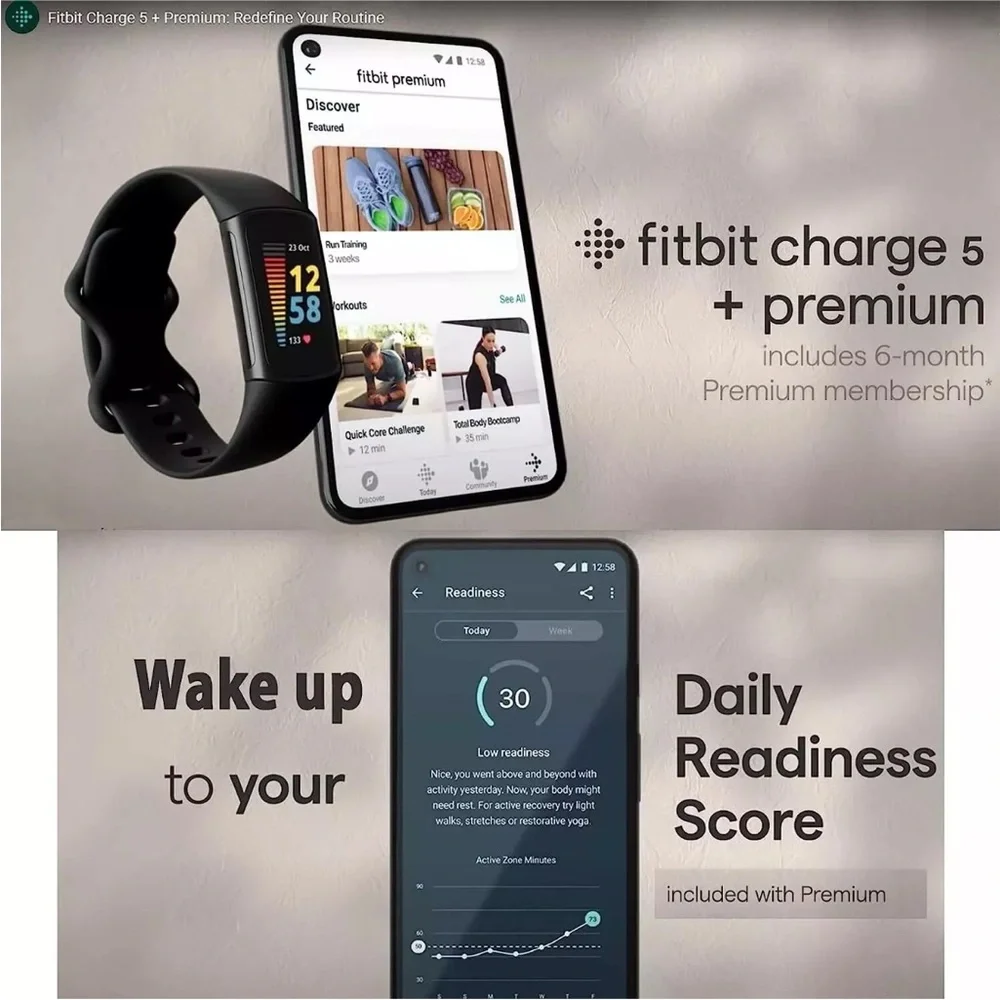 Fitbit 5 Black Smartwatch